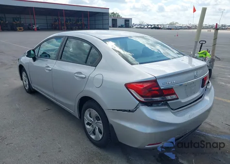 2013 Honda Civic Lx из США, поврежденный, VIN 19XFB2F51DE069716